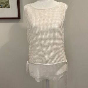 Mint Velvet White Top Sz 10